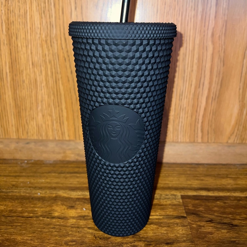 Black Studded Starbucks Cup